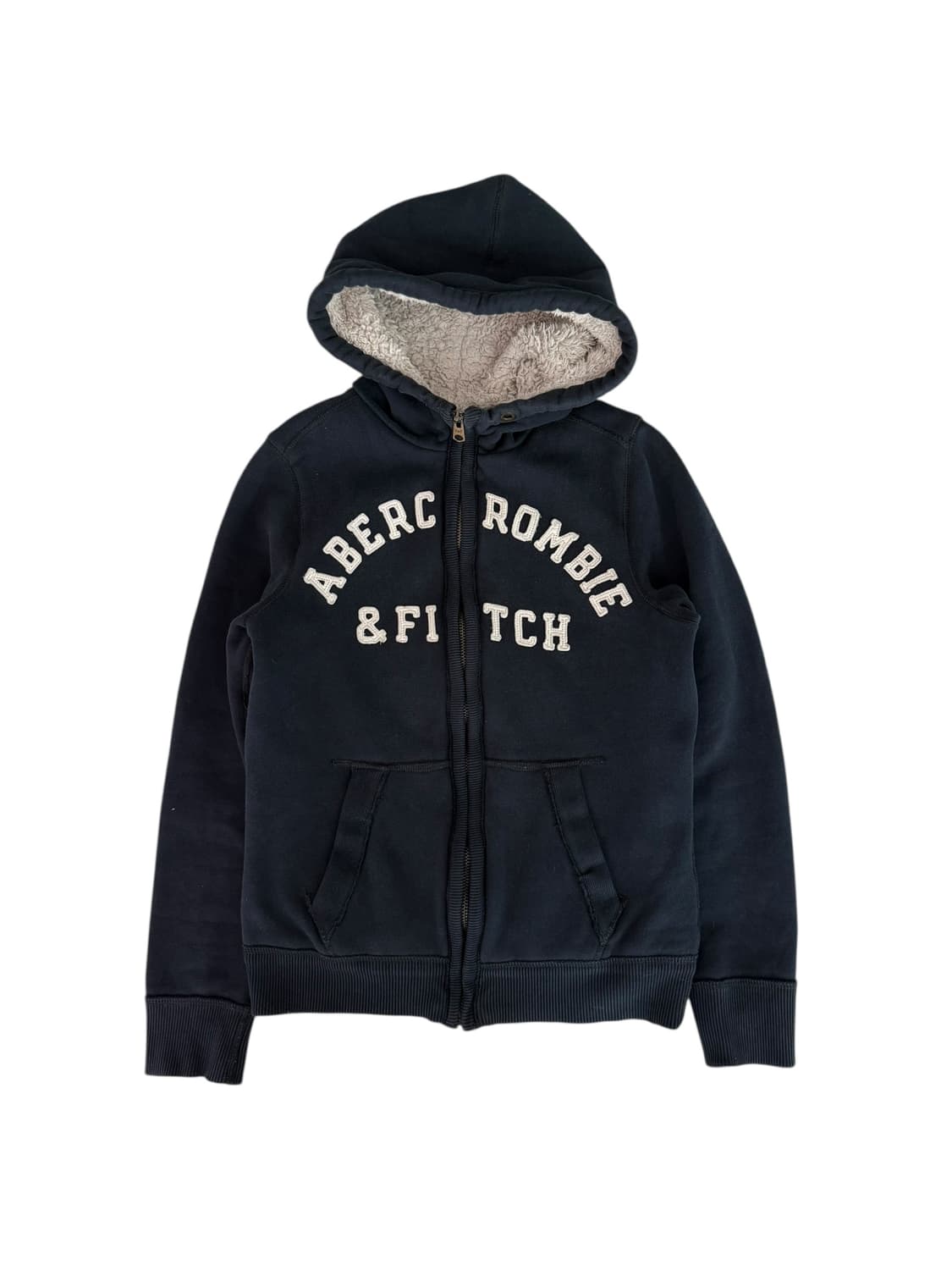 아베크롬비 네이비 보아털 후드집업 상품이미지6