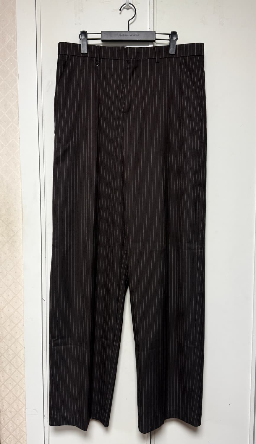 언더마이카 주트 더블체인 슬랙스 브라운 스트라이프 1 상품이미지6