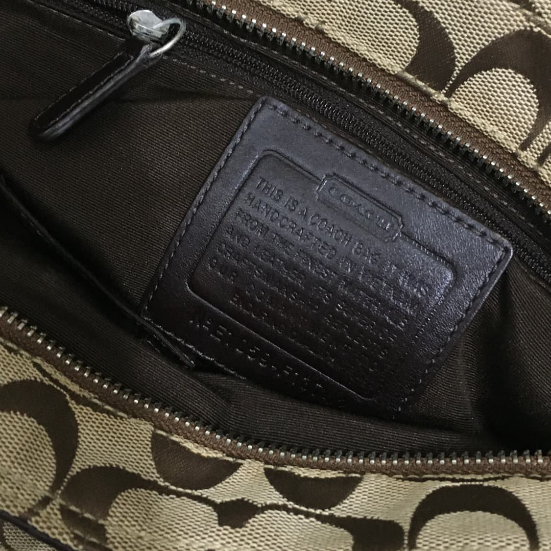 코치 빈티지 시그니처 숄더백 - 브라운 상품이미지10