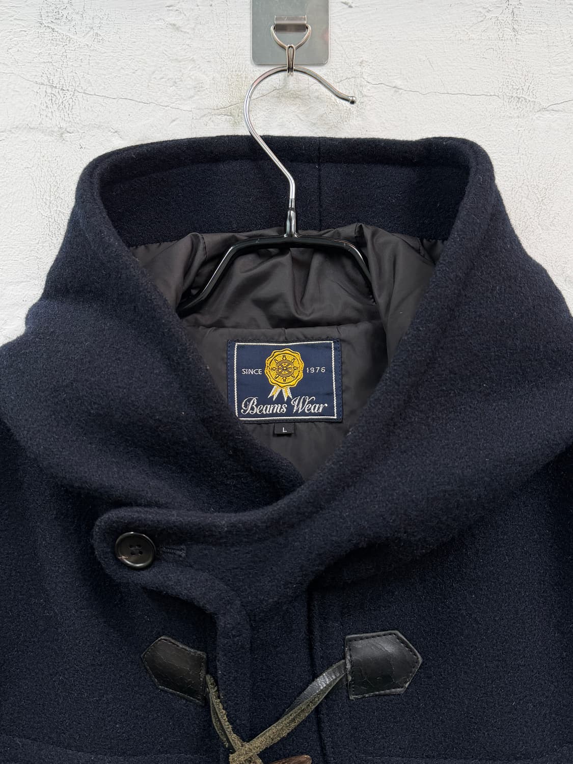 Beams 빔즈 더플 코트 후드 울 자켓 L 상품이미지2