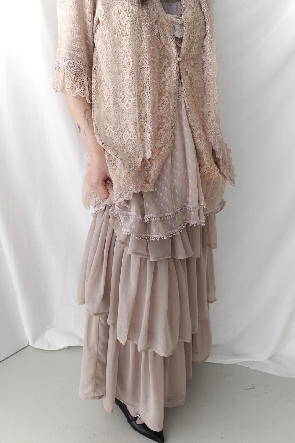 frill cancan sha skirt  상품이미지5