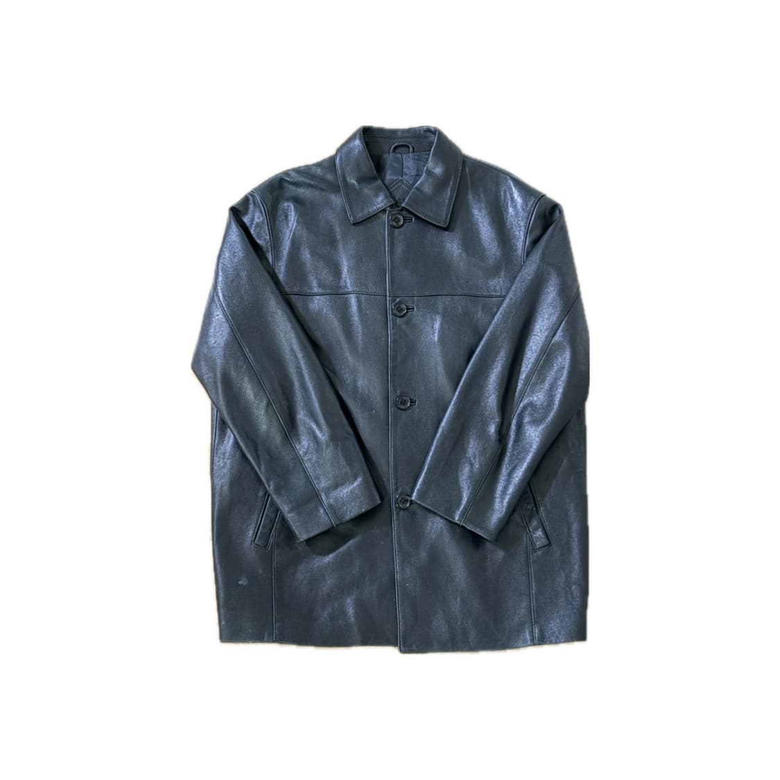 발렌시아가 레더 코트 자켓 상품이미지1