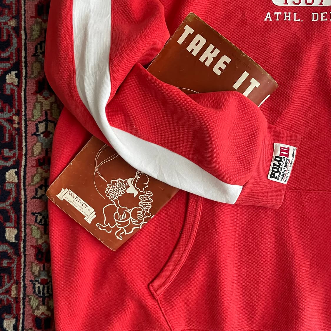 포로 랄프로렌 오렌지 후디 상품이미지3