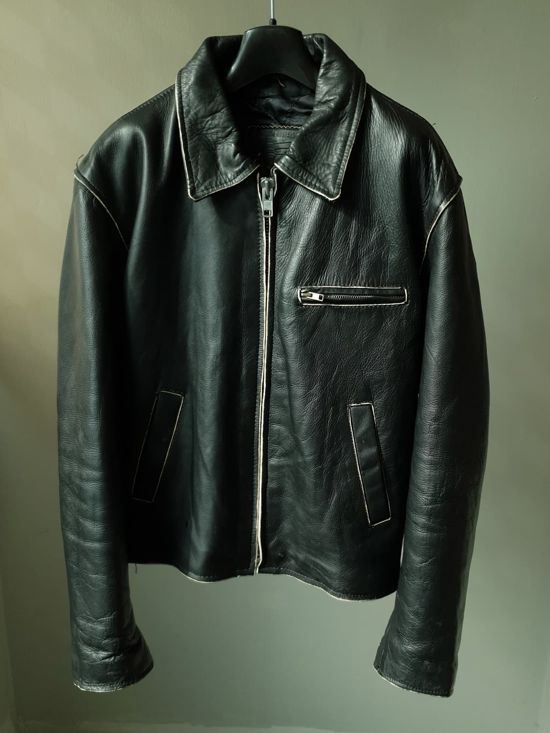 AMERICAN NOSTALGIA single leather jk 상품이미지2