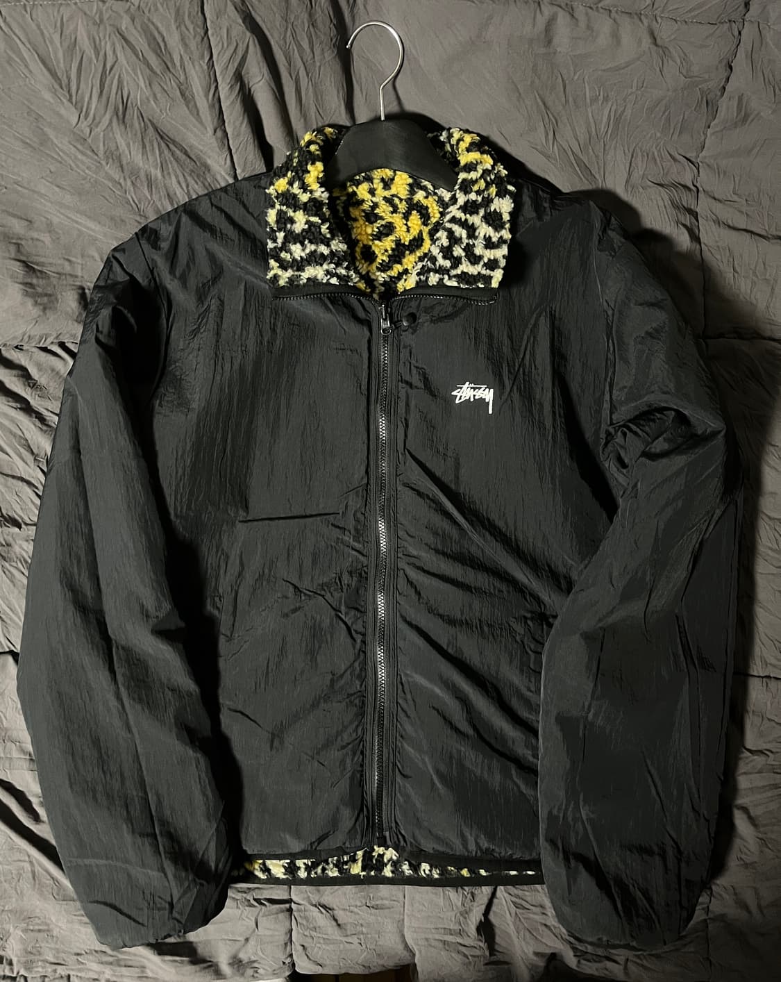 리버시블 스투시 쉘파카 (한겨울까지 가능)(양면) 상품이미지1