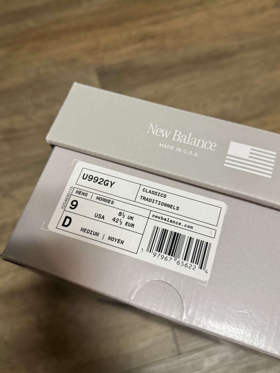 뉴발란스 992 그레이 270 U992GY 상품이미지3