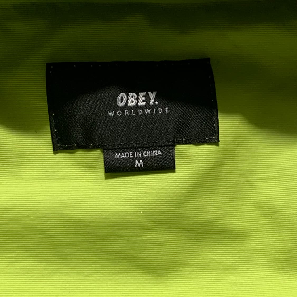 오베이 나일론 라임 자켓 상품이미지4