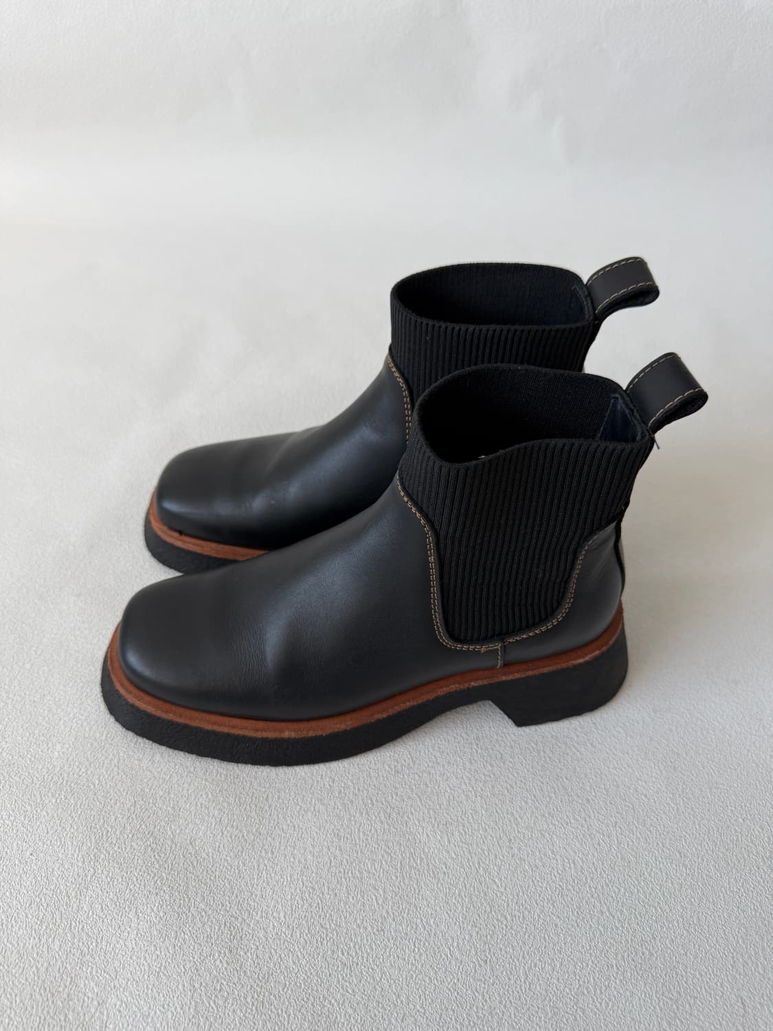 [235]코스(COS) 레더 첼시 부츠(극미중고) 상품이미지5