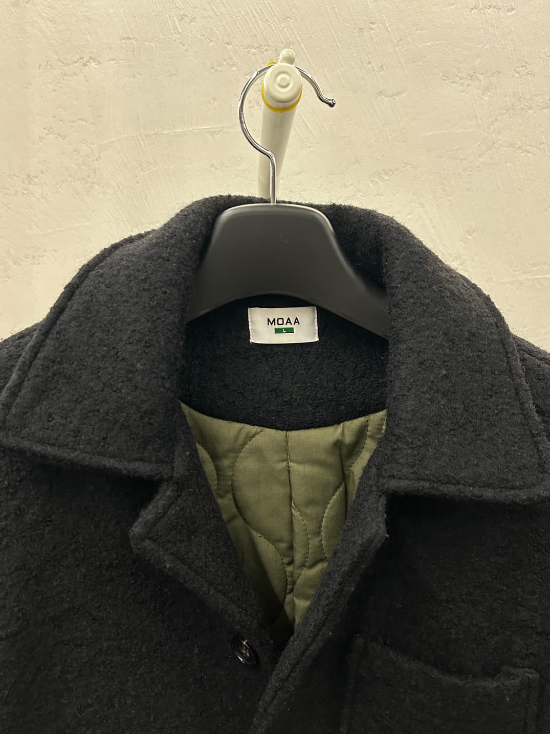 MOAA(모아) 블랙 울 포켓 자켓 상품이미지4