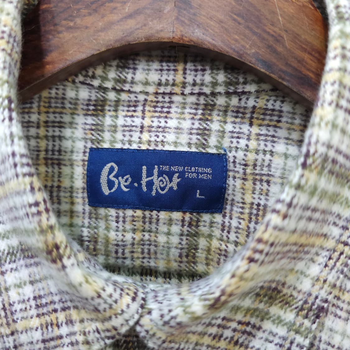 JAPAN 빈티지 Be.Hot 체크셔츠- L 상품이미지7