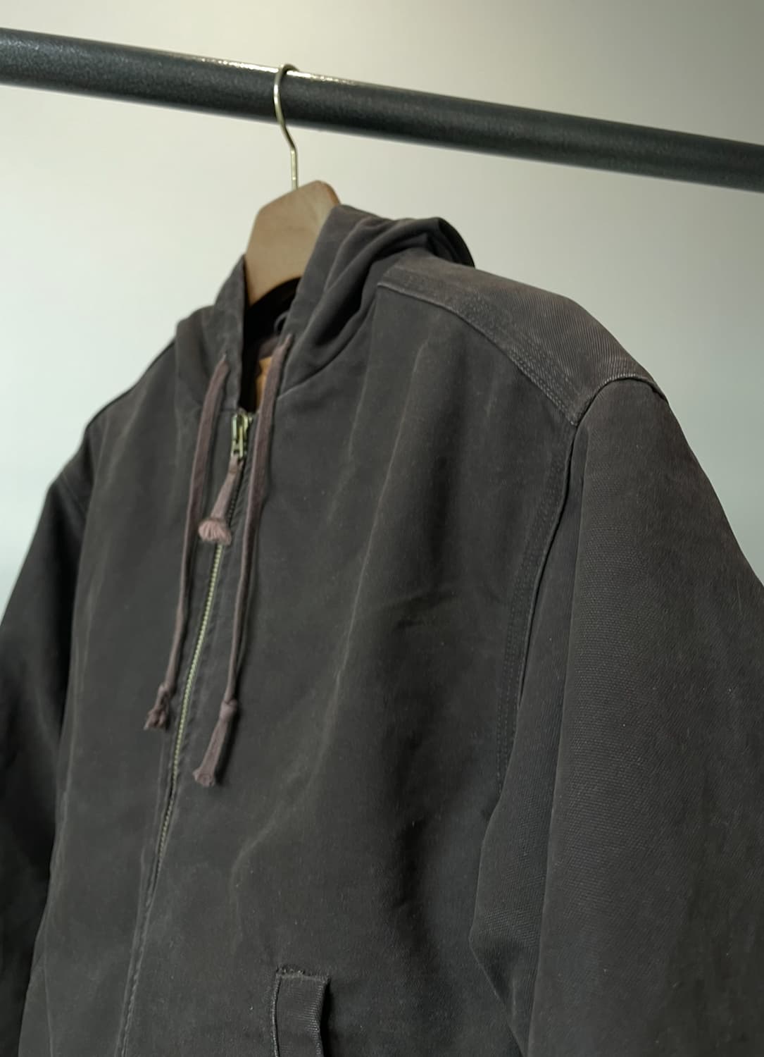 (S) 리바이스 덕액티브 브라운 후드 집업 상품이미지2