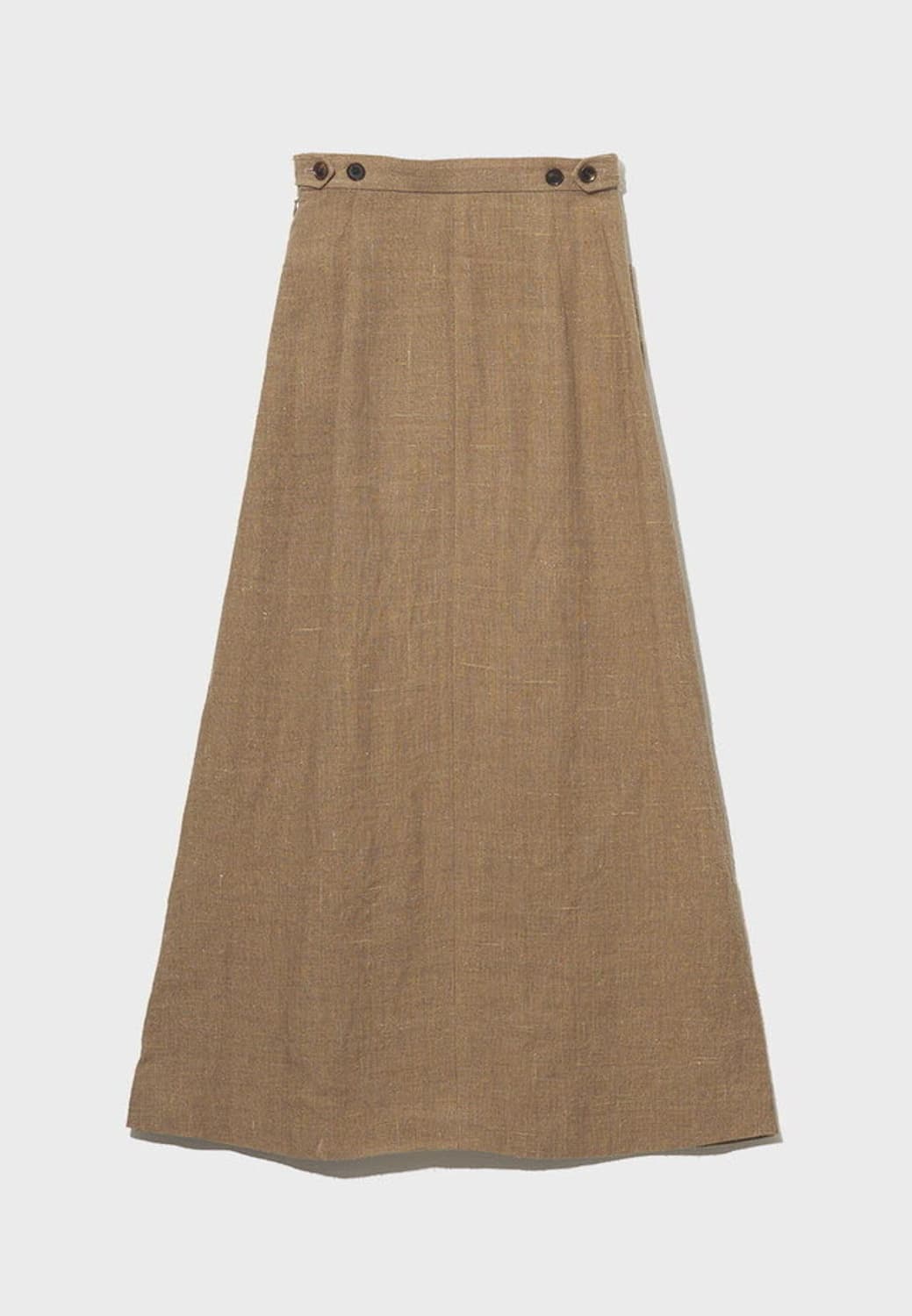Aura lee long skirt 오라리 린넨실크 롱 스커트 상품이미지2