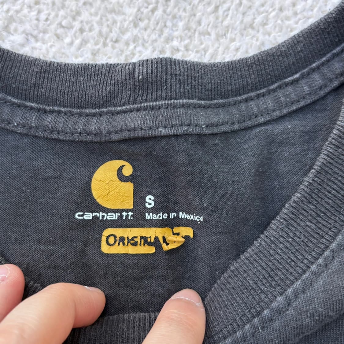 S 칼하트 코어 로고 반팔 티셔츠 0416E 상품이미지3