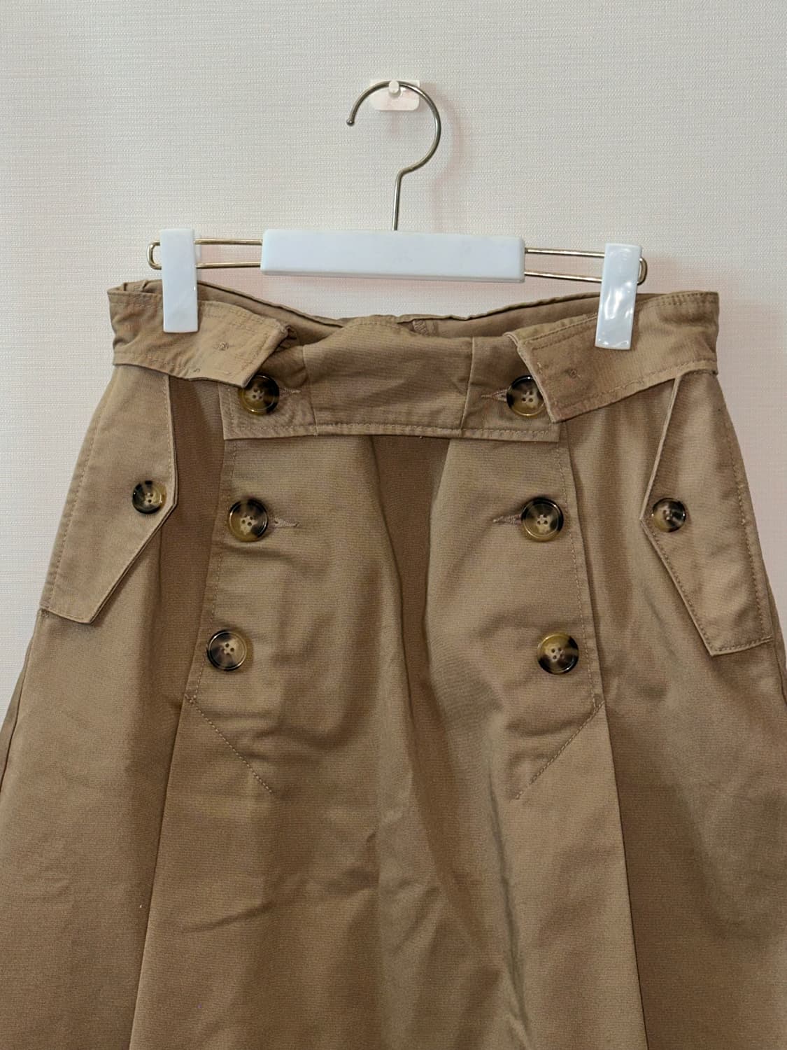 빈티지 버튼 언발란스 스커트 상품이미지4