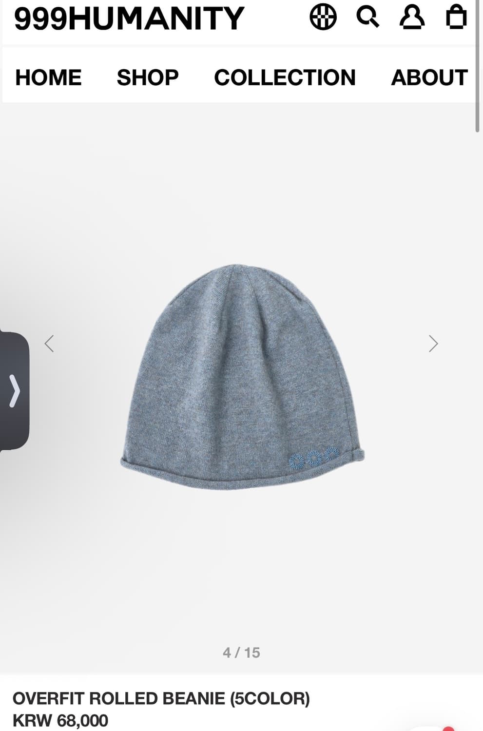 999휴머니티 롤비니 인디블루 상품이미지1