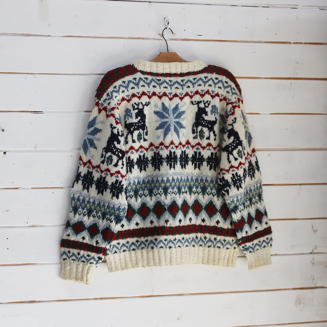 (착용컷) MOOZY'S OOPS OOF'ST 노르딕 패턴 니트 (98) 상품이미지2