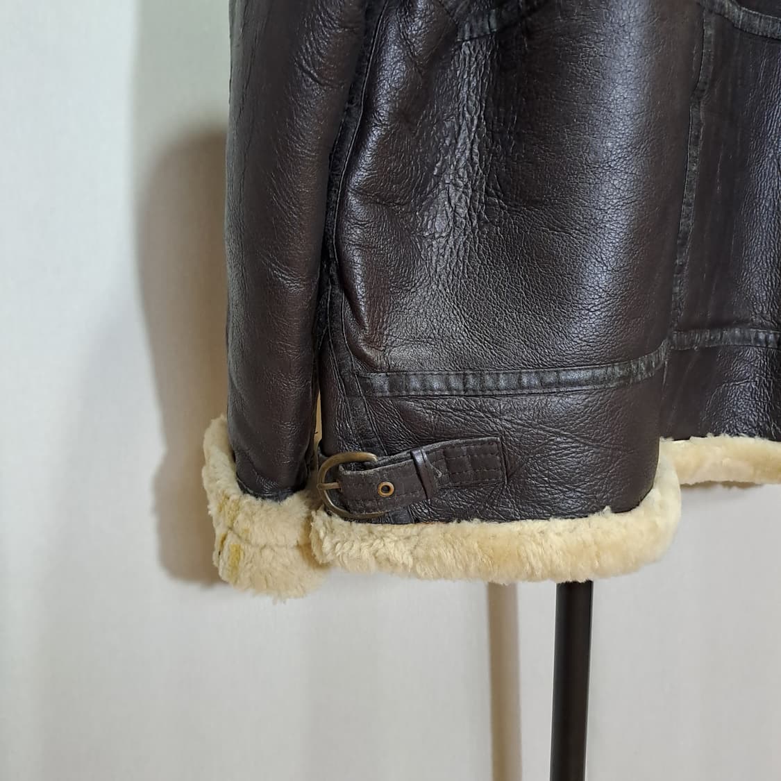 (택포) 양가죽 B-3 무스탕 국내생산 110 B786 상품이미지7