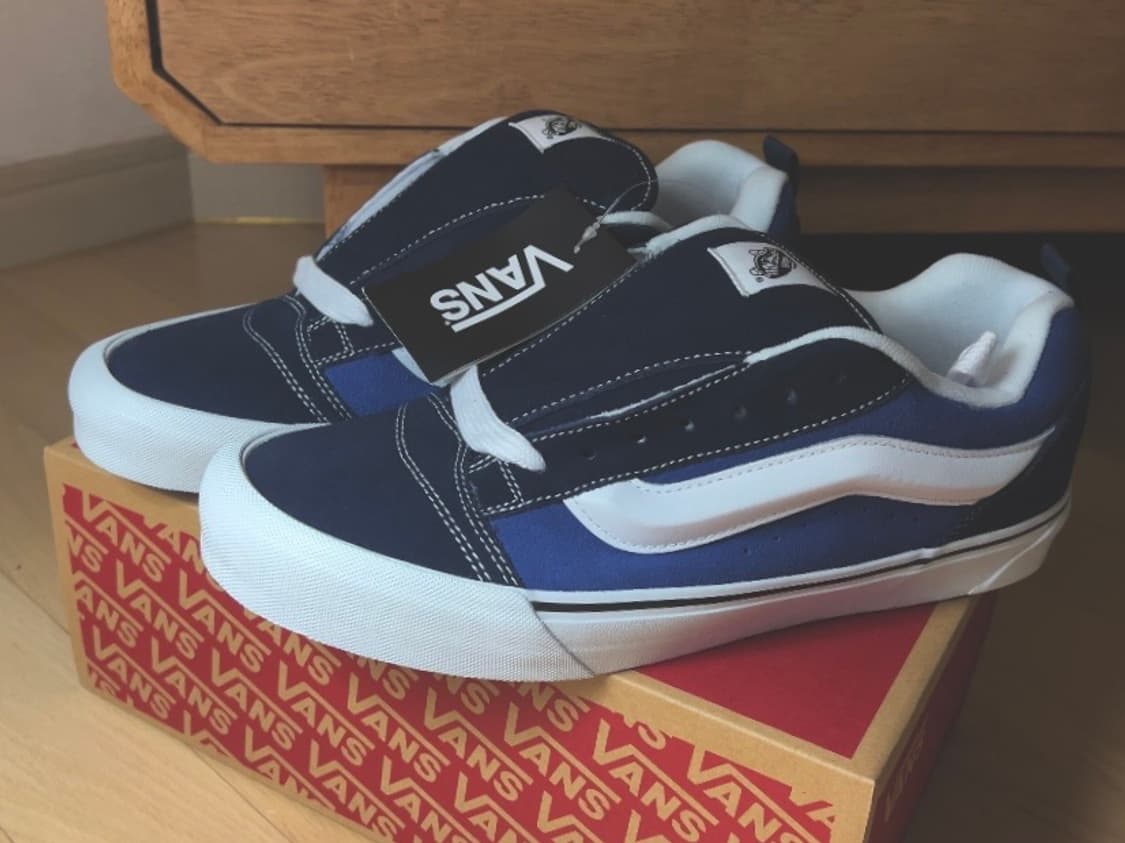 [Vans] 반스 뉴스쿨 네이비/트루화이트 새상품 290 상품이미지3