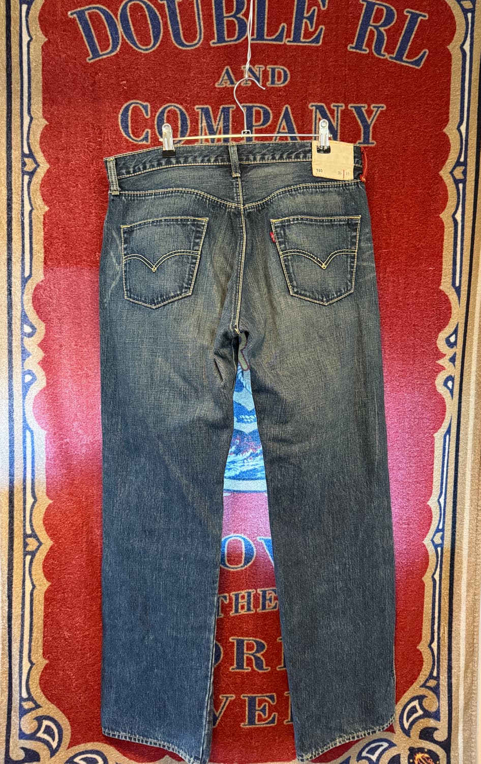 리바이스 510 레드루프 36/33 옐로우스티치 상품이미지10