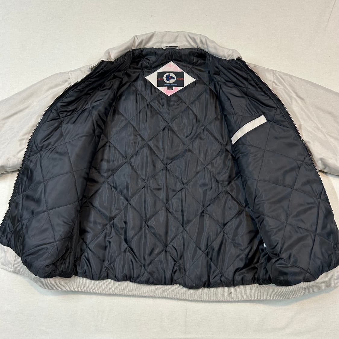 XL) AXEL NEWS 드래곤 자수 퀼팅 블루종 자켓 상품이미지5