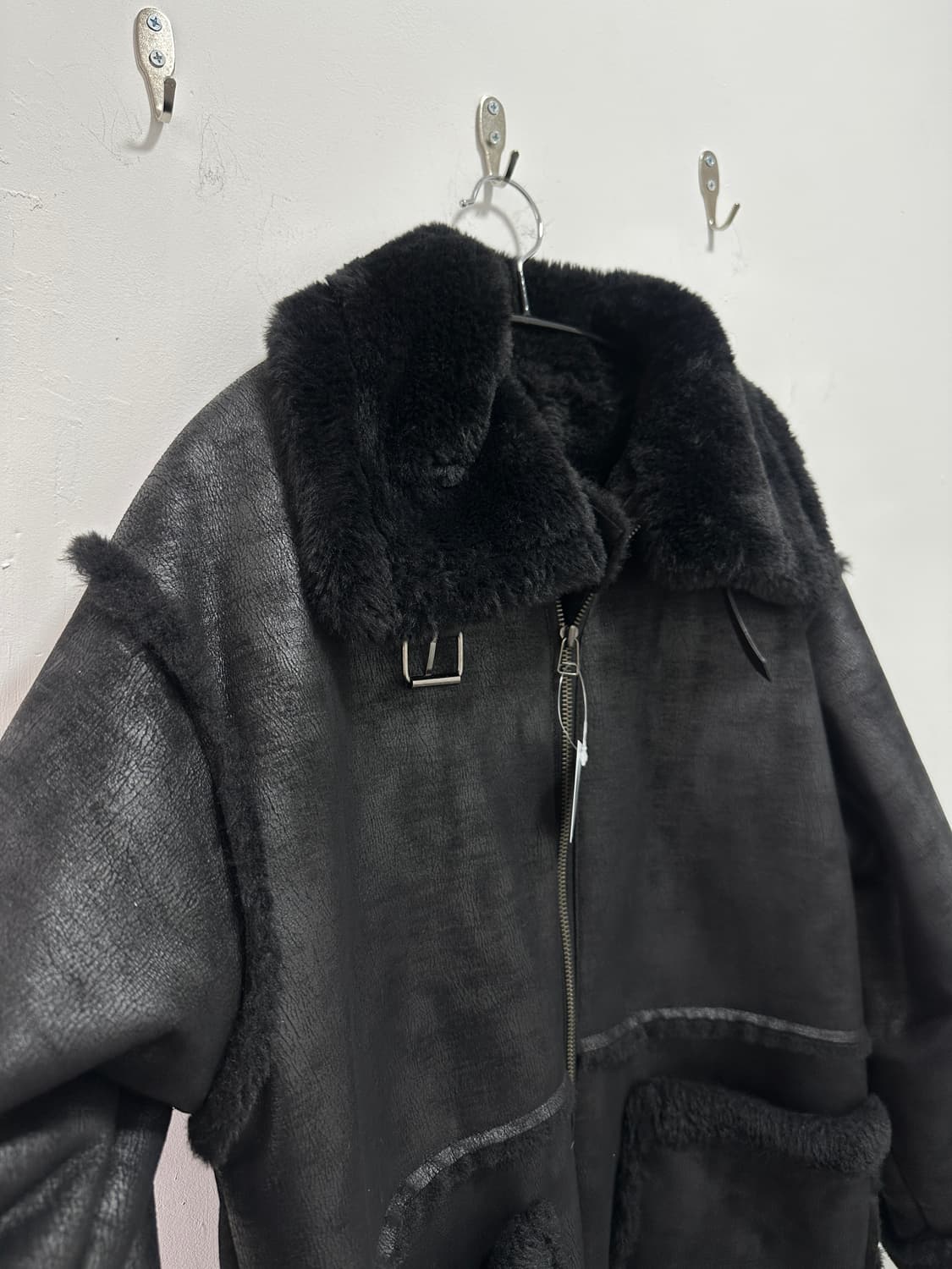Vintage black fur mustang  상품이미지4