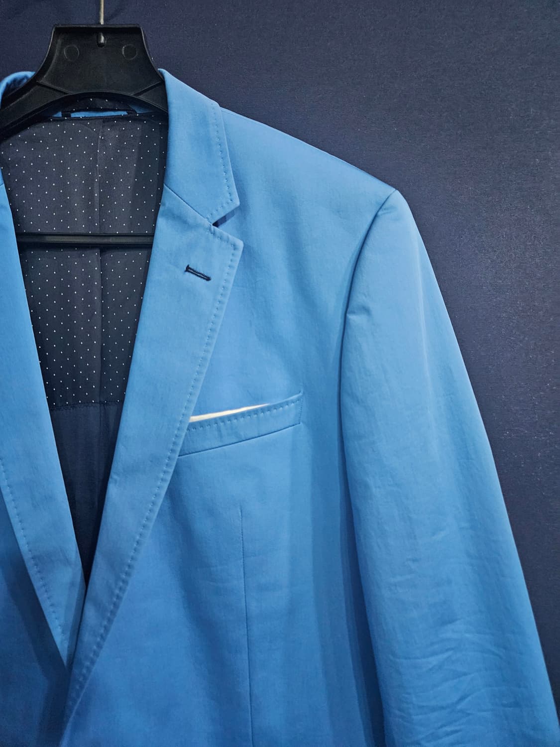 휴고보스 라이트블루 남성 105 정장자켓  상품이미지4