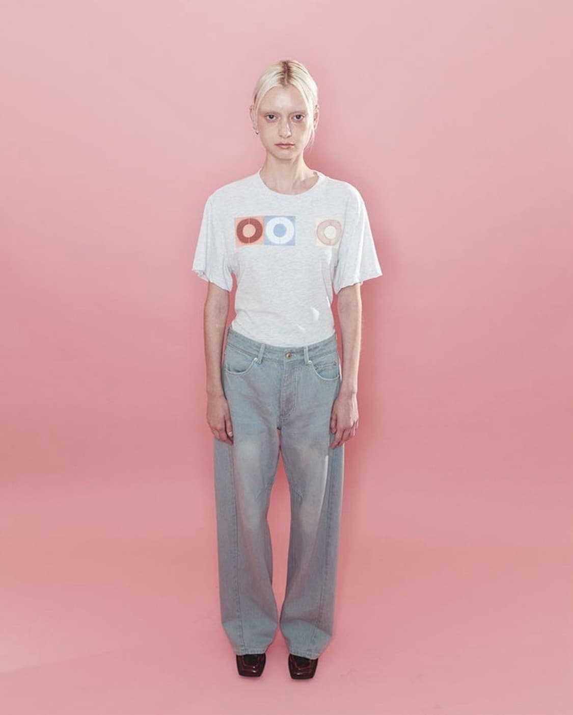 오들리워크샵 Relaxed Corset Waist 반팔티 M 상품이미지2