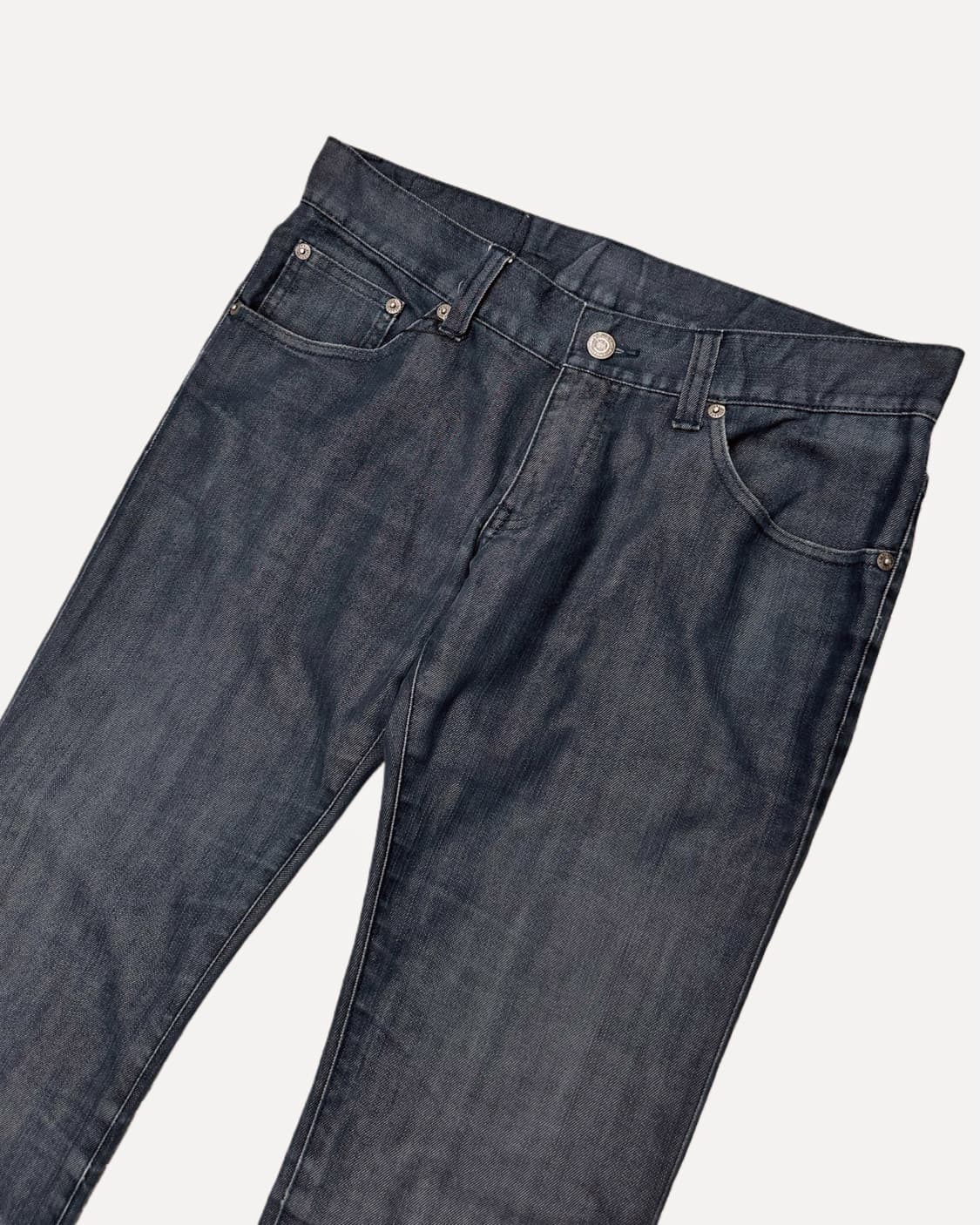 low-rise boot-cut navy jean 상품이미지3