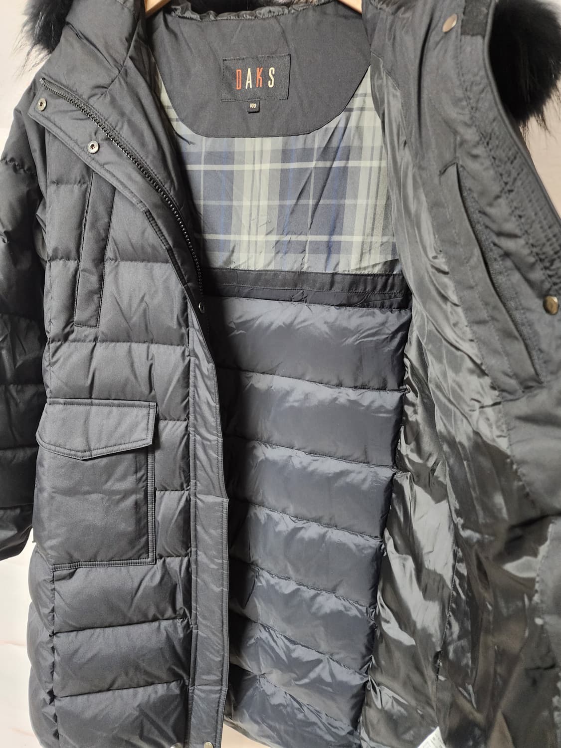 닥스 블랙 롱 패딩 상품이미지6