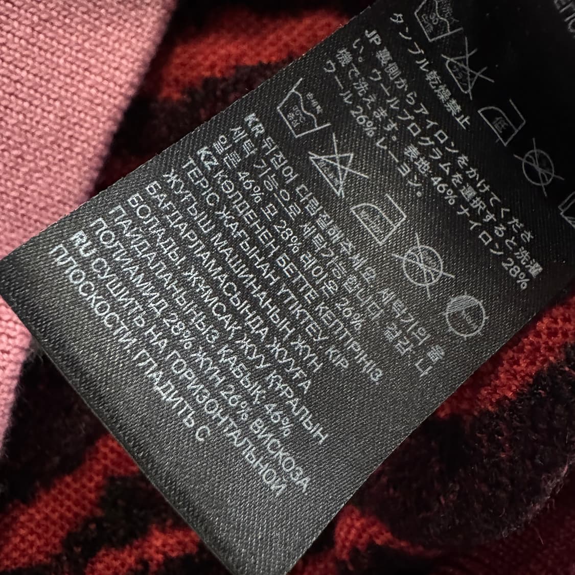 겐조 x H&M 멀티컬러 패턴 니트 [새상품] 상품이미지5