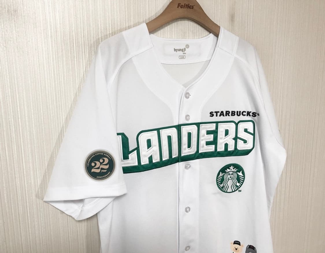 KBO SSG랜더스X스타벅스22주년 한정유니폼/져지 110 상품이미지5