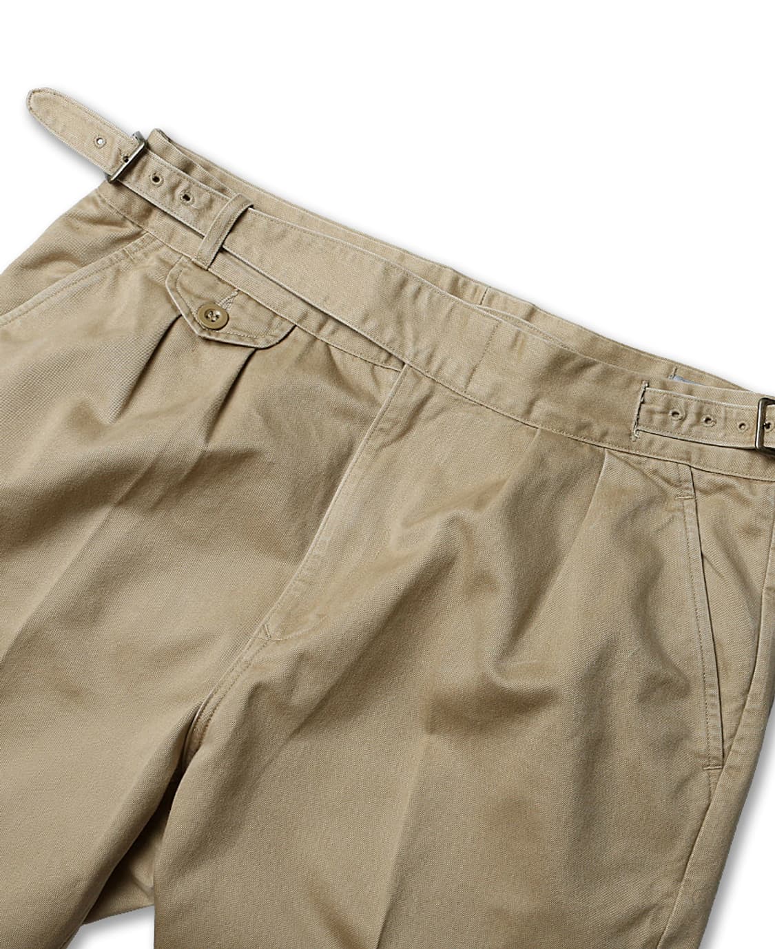 케네스 필드 [Kenneth Field] 베이지 코튼 테이퍼드 구르카팬츠 상품이미지3