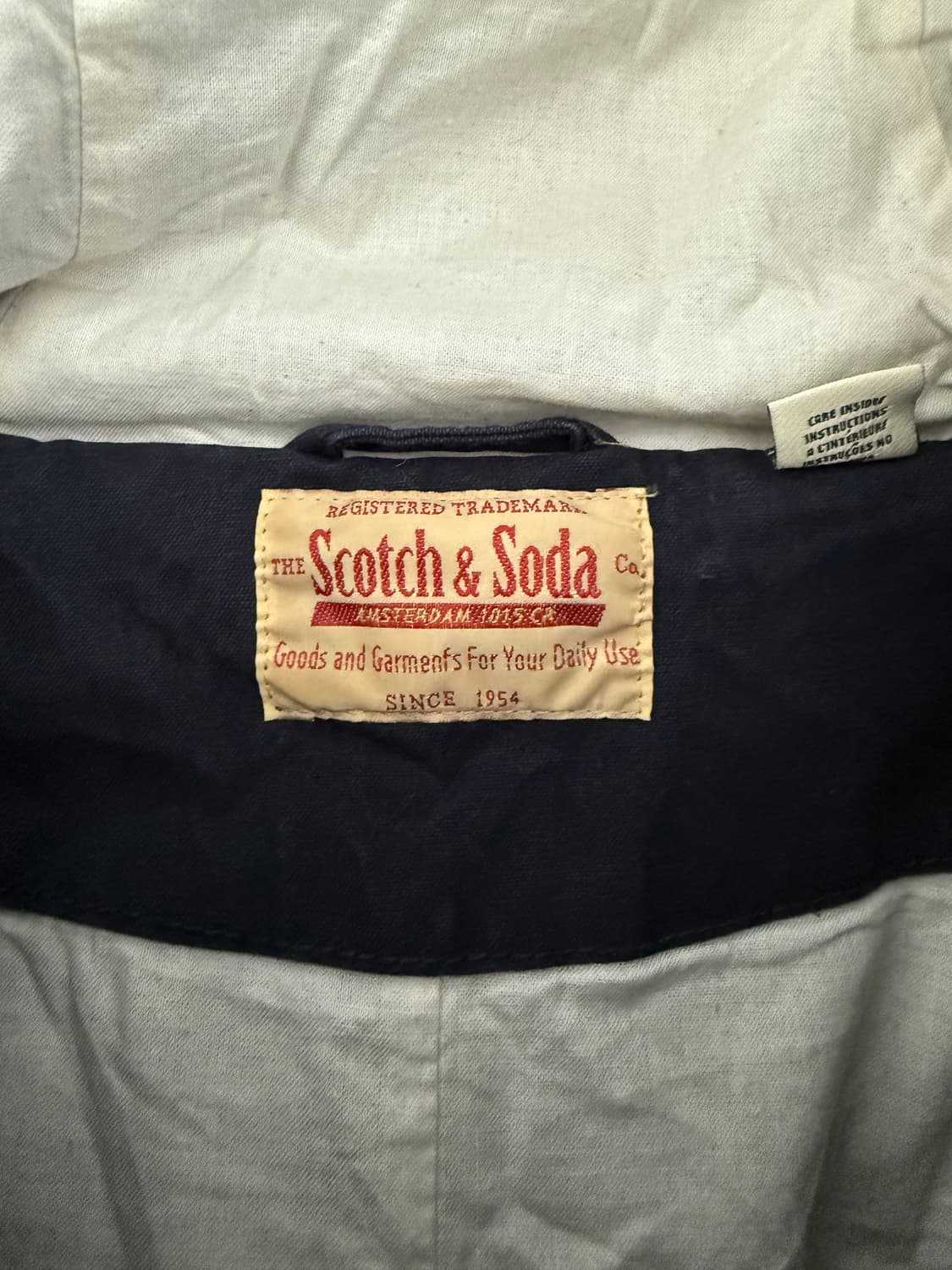 스카치 앤 소다(SCOTH & SODA) 코튼 더플 코트(네이비) 상품이미지9