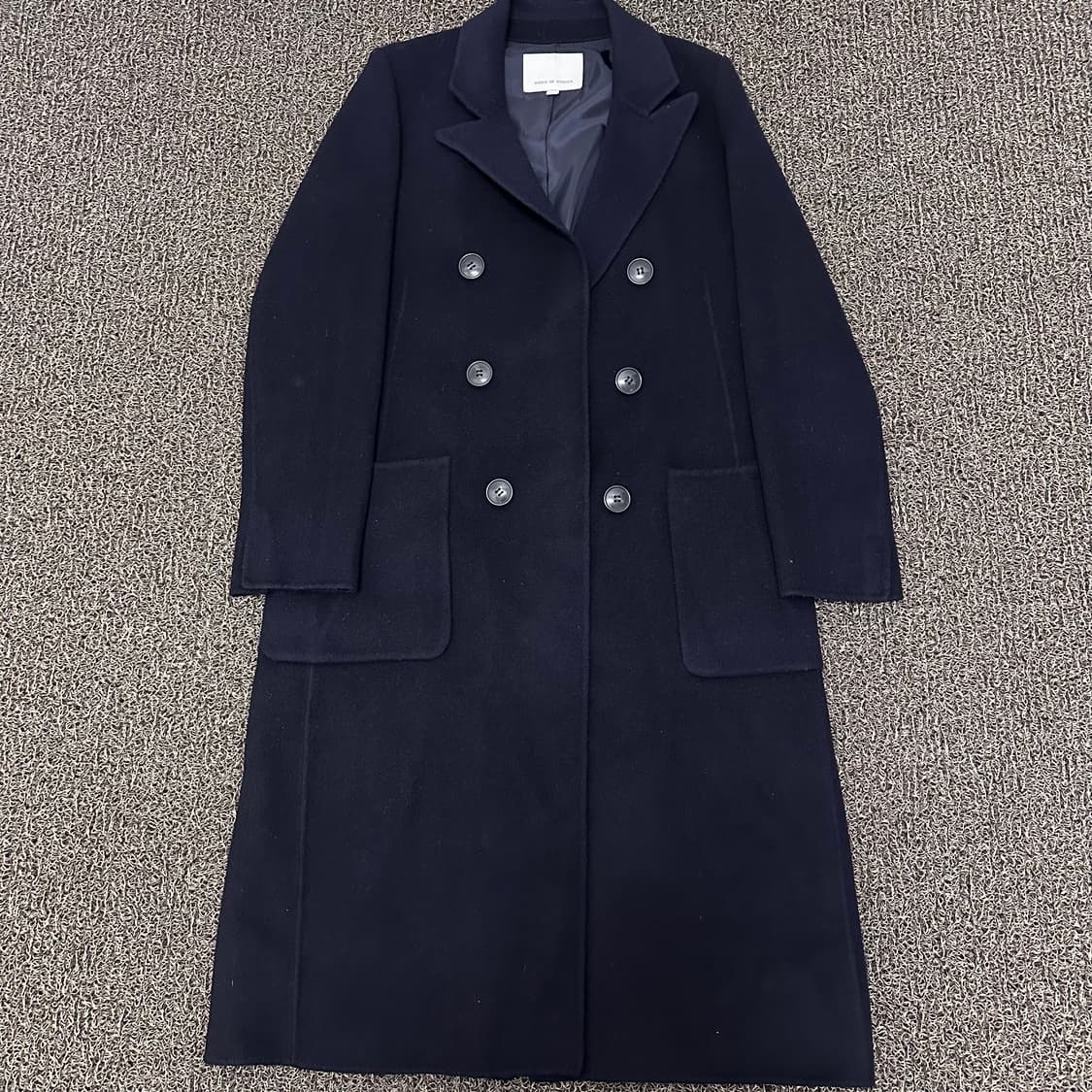 VOV 보브 여성 울 캐시미어 롱 코트 네이비 55사이즈 상품이미지1