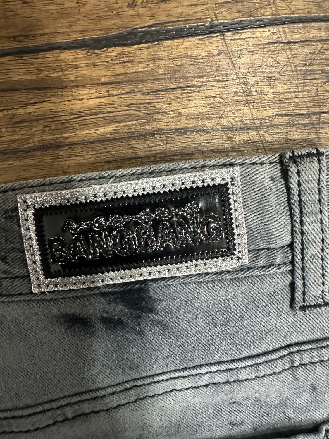 뱅뱅진스 워싱 데님 팬츠 26인치 새제품 올드스쿨 빈티지느낌 상품이미지7