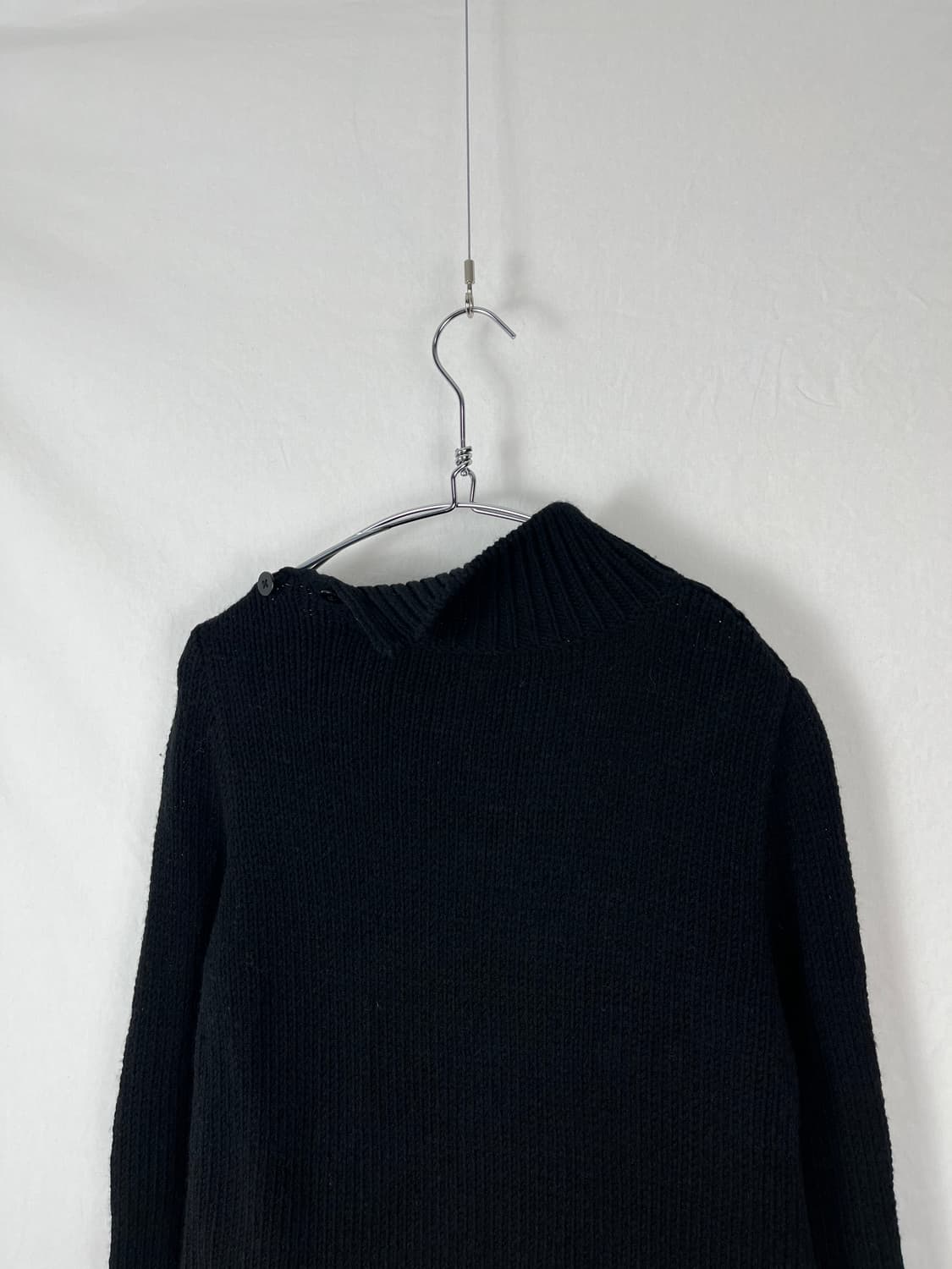 Vintage 오프숄더 단추 니트  상품이미지7