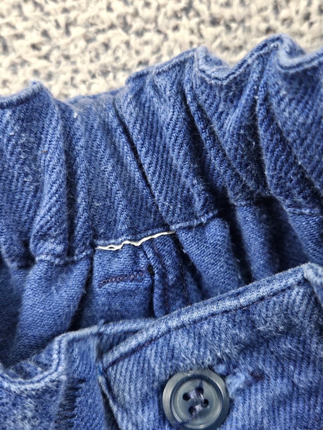 빈티지 프렌치 워크 팬츠 밴딩커스텀 ( 36" 추정 ) / 11753 상품이미지7