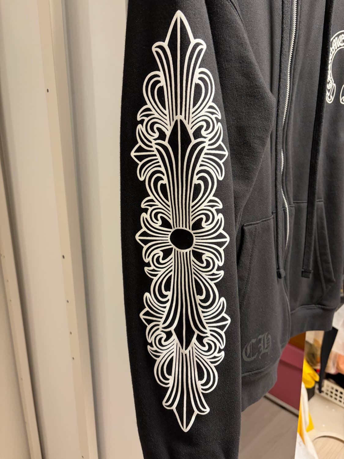 [L]크롬하츠 헤비웨이트 홀스슈 플로랄 후드집업 상품이미지4