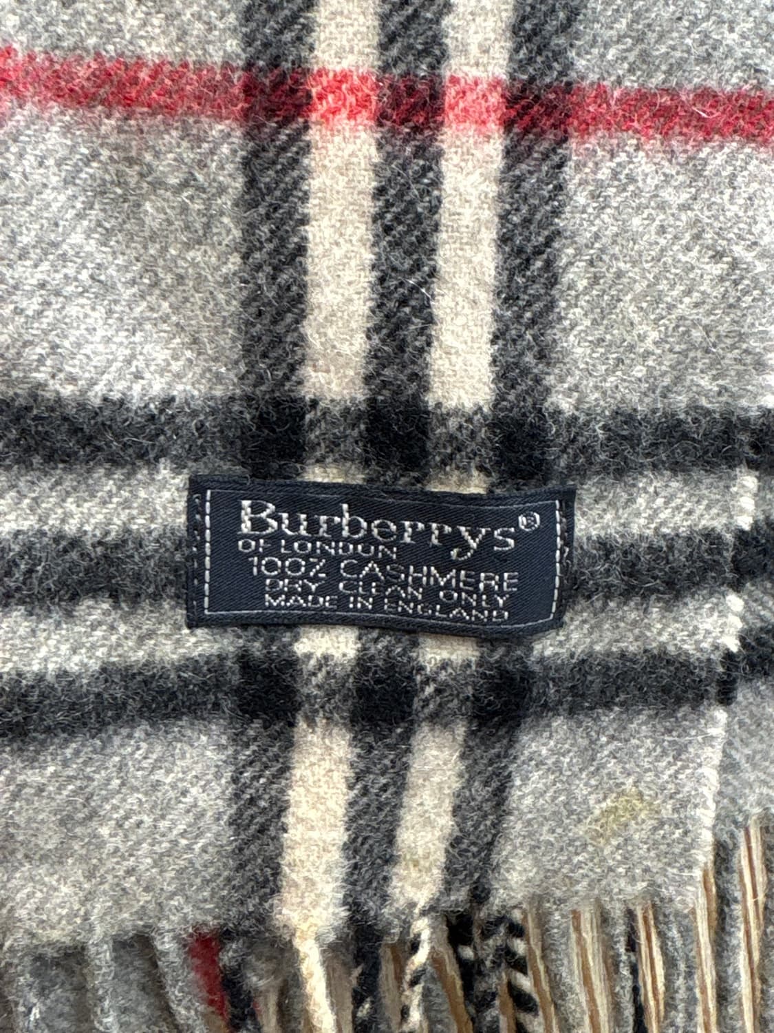 버버리 캐시미어 체크 머플러 상품이미지10