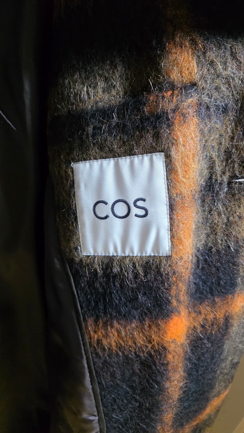 cos 테일러드 체크 코트 32(55사이즈) 상품이미지5