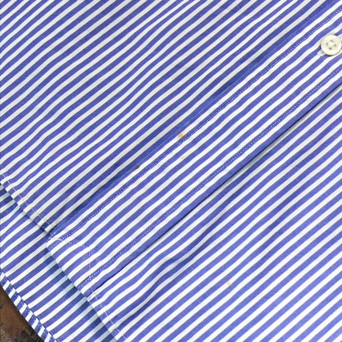 폴로랄프로렌 블루 스트라이프 셔츠 남성 105 사이즈 상품이미지6