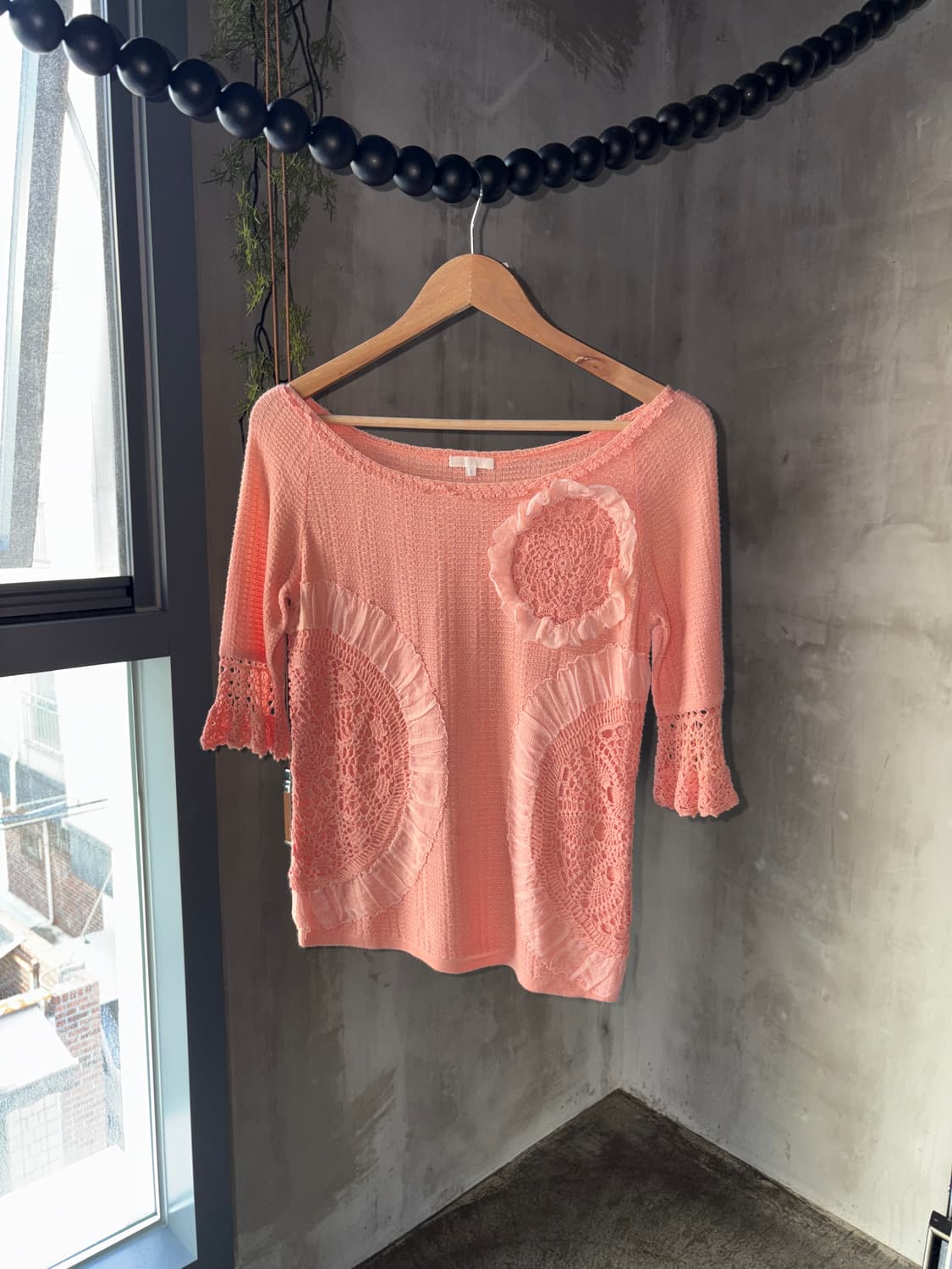 Crochet hlaf knit 상품이미지2