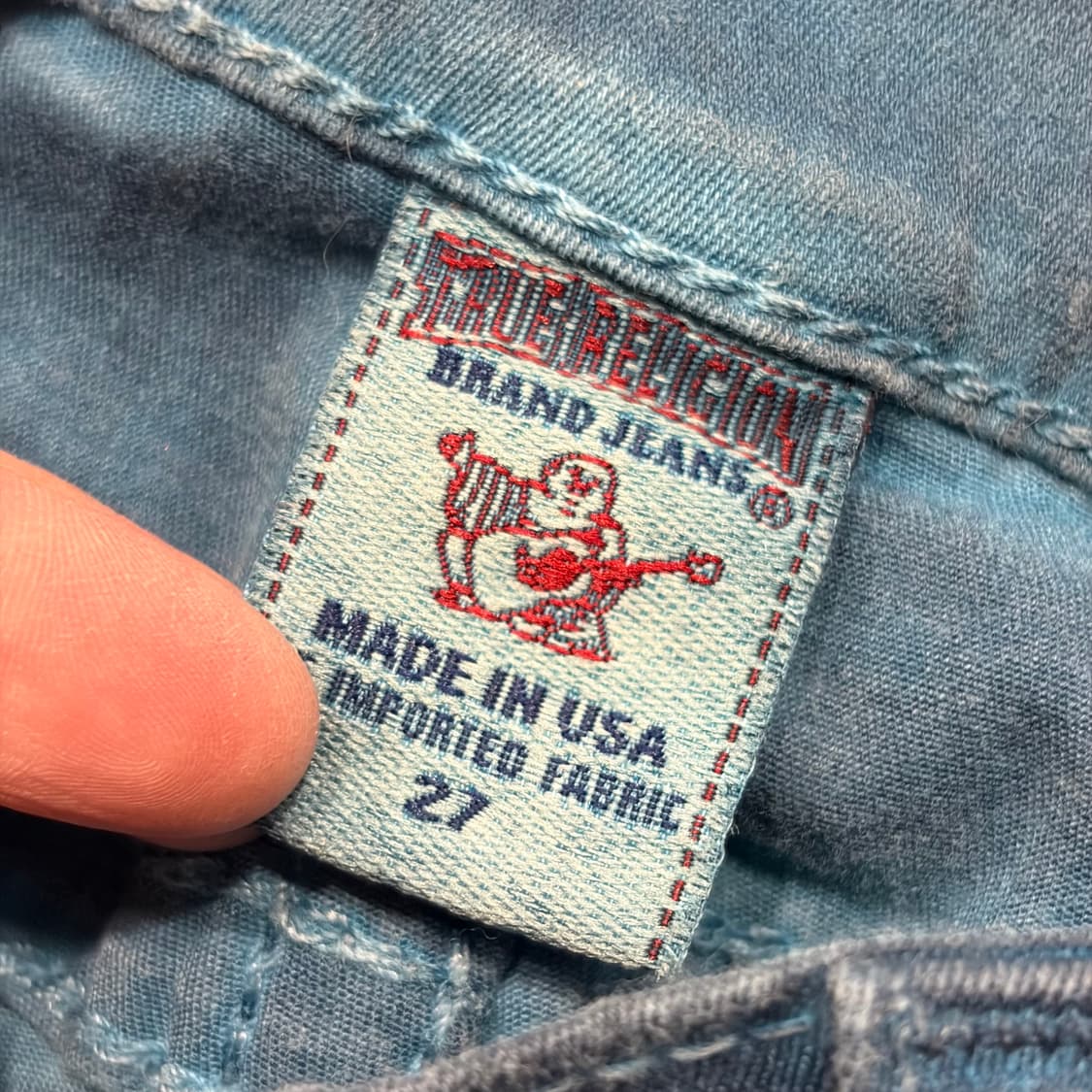 [27] 트루릴리젼 CASEY 워싱 데님 팬츠 청바지 블루 D460 상품이미지7