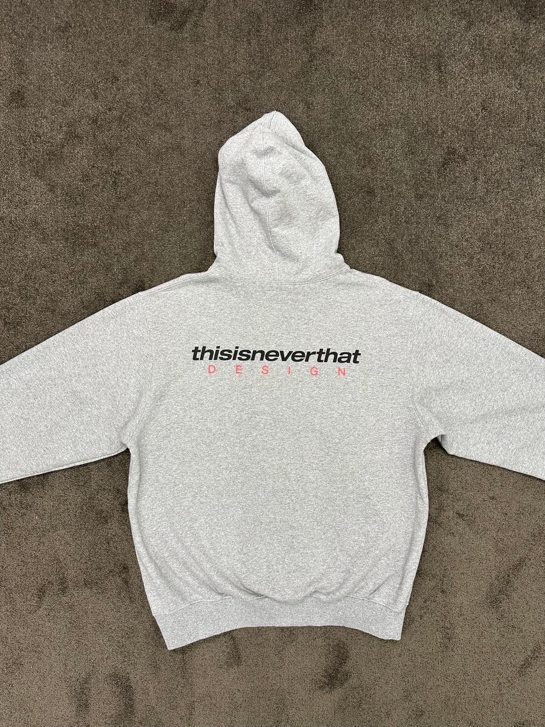디스이즈네버댓 회색 후드티 L 상품이미지1