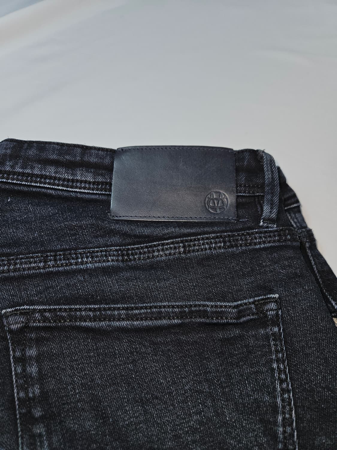 마시모두띠 가죽패치 청바지 데님팬츠 진 슬림 36 상품이미지2