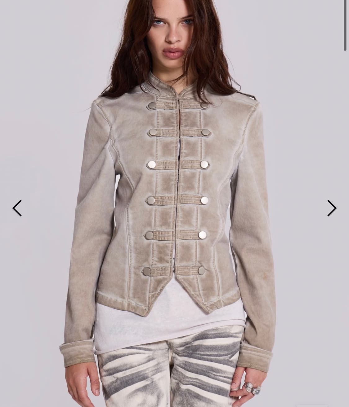 (구매) 제이디드 런던 밀리터리 나폴레옹 자켓 클레이 색상 상품이미지1