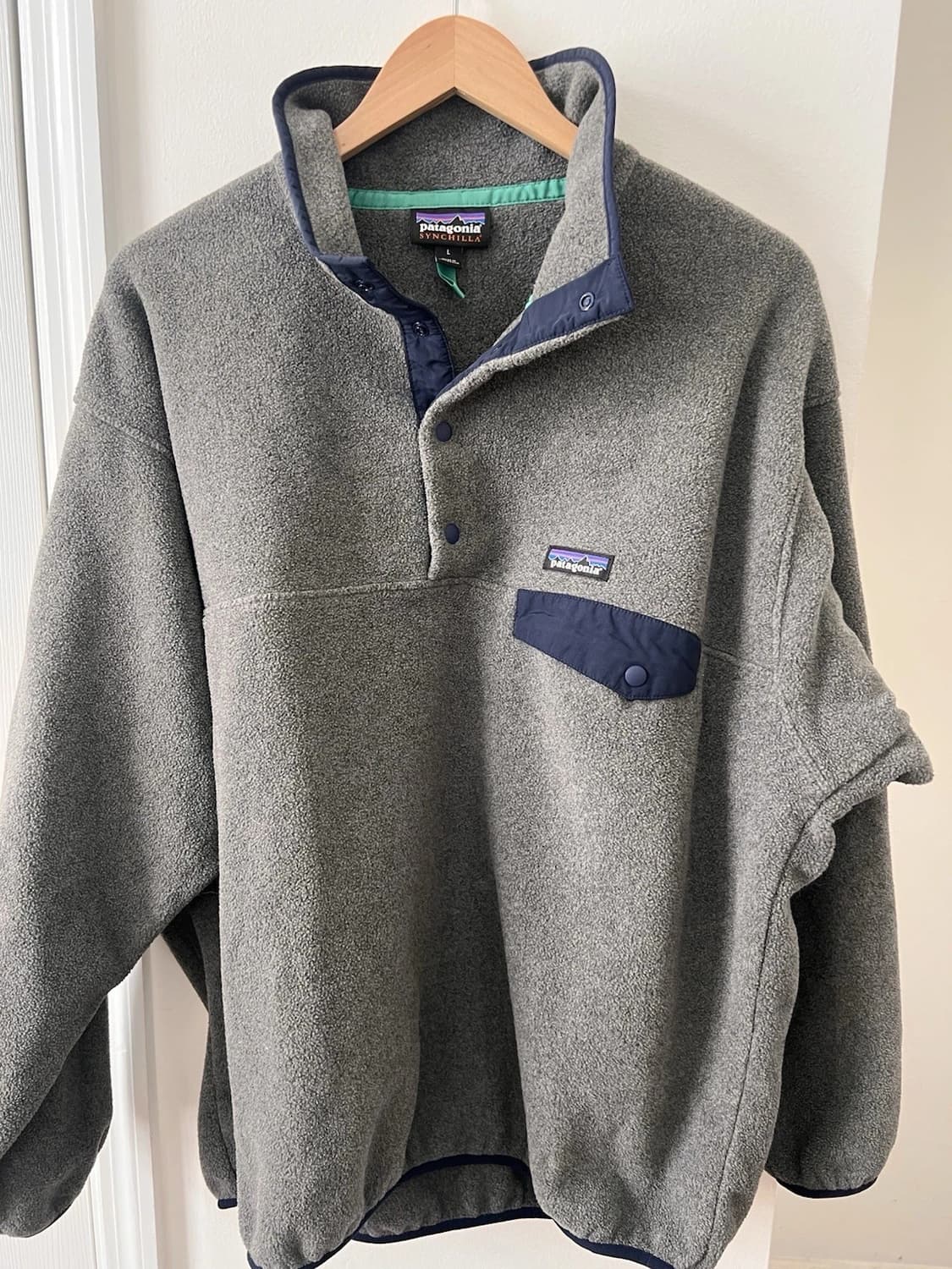 10s 파타고니아 신칠라 스냅-T 그레이 상품이미지1