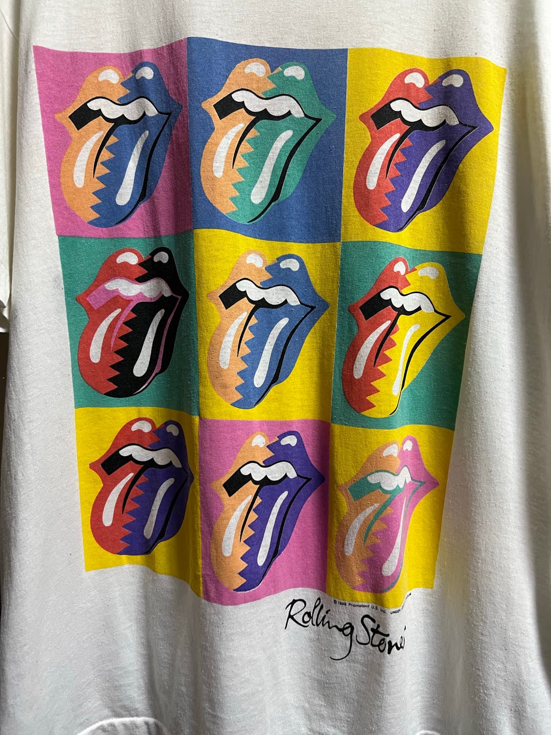 80s 빈티지 롤링스톤즈 밴드티 상품이미지2