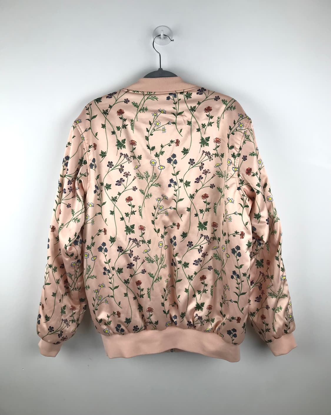 아디다스 양면 딸기우유 연핑크색 봄버 자켓 점퍼 져지 항공점퍼 블루종 상품이미지3