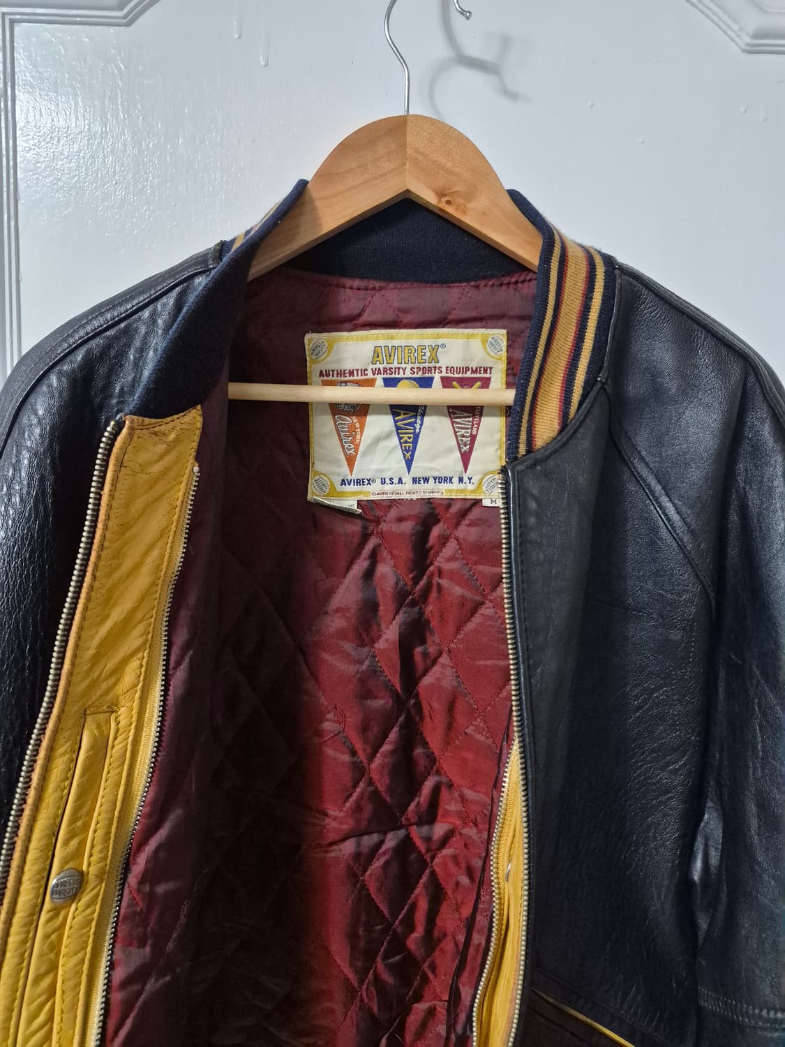 (M) 아비렉스 avirex 토마호크 레더 봄버자켓 가죽자켓 상품이미지9